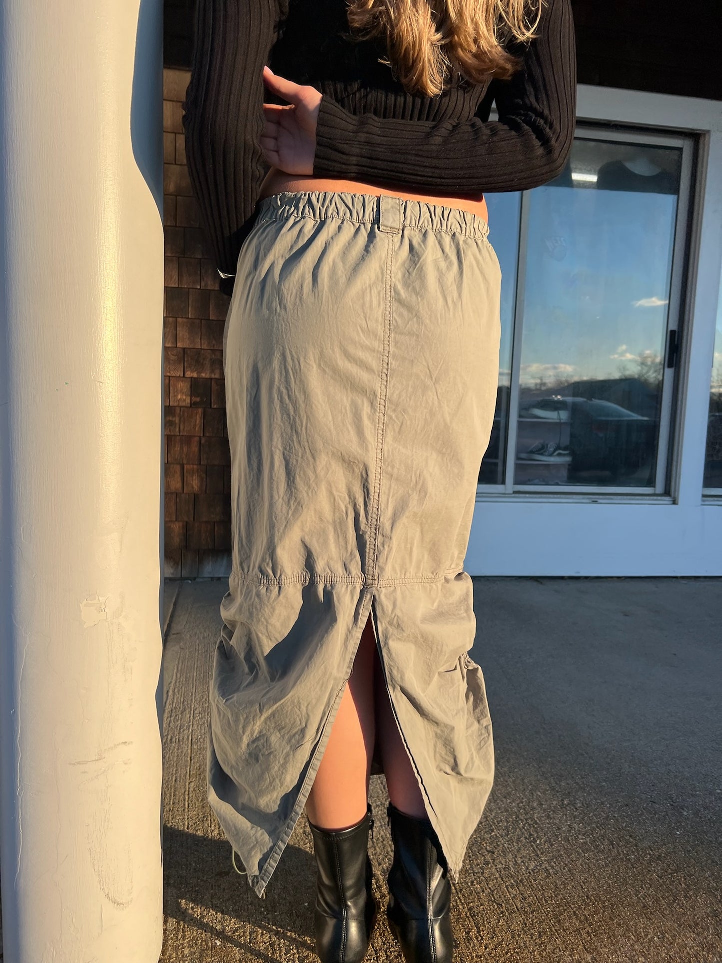 BDG Cargo Parachute Maxi Skirt