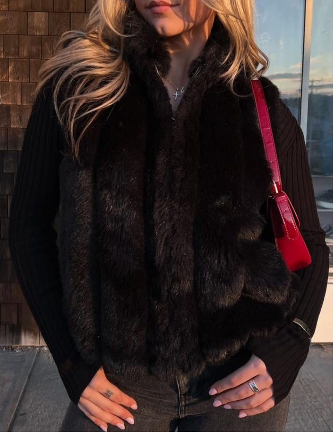 Faux Fur Vest