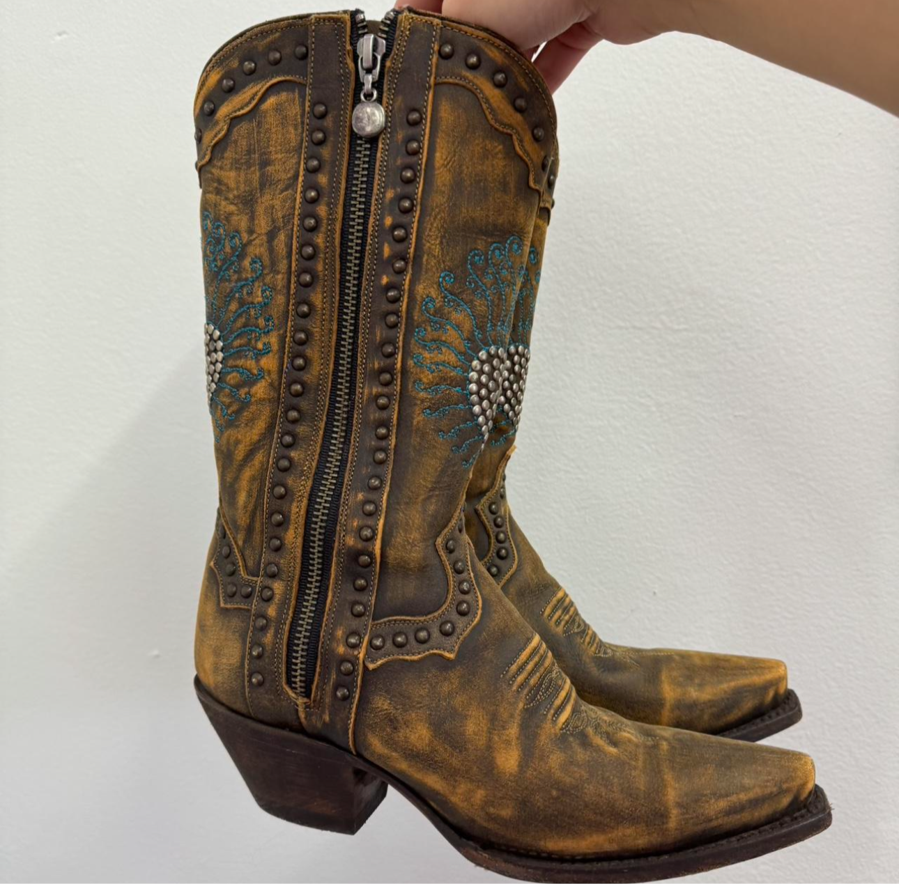 Dan Post Blue Bird Heart Breaker Cowgirl Boot