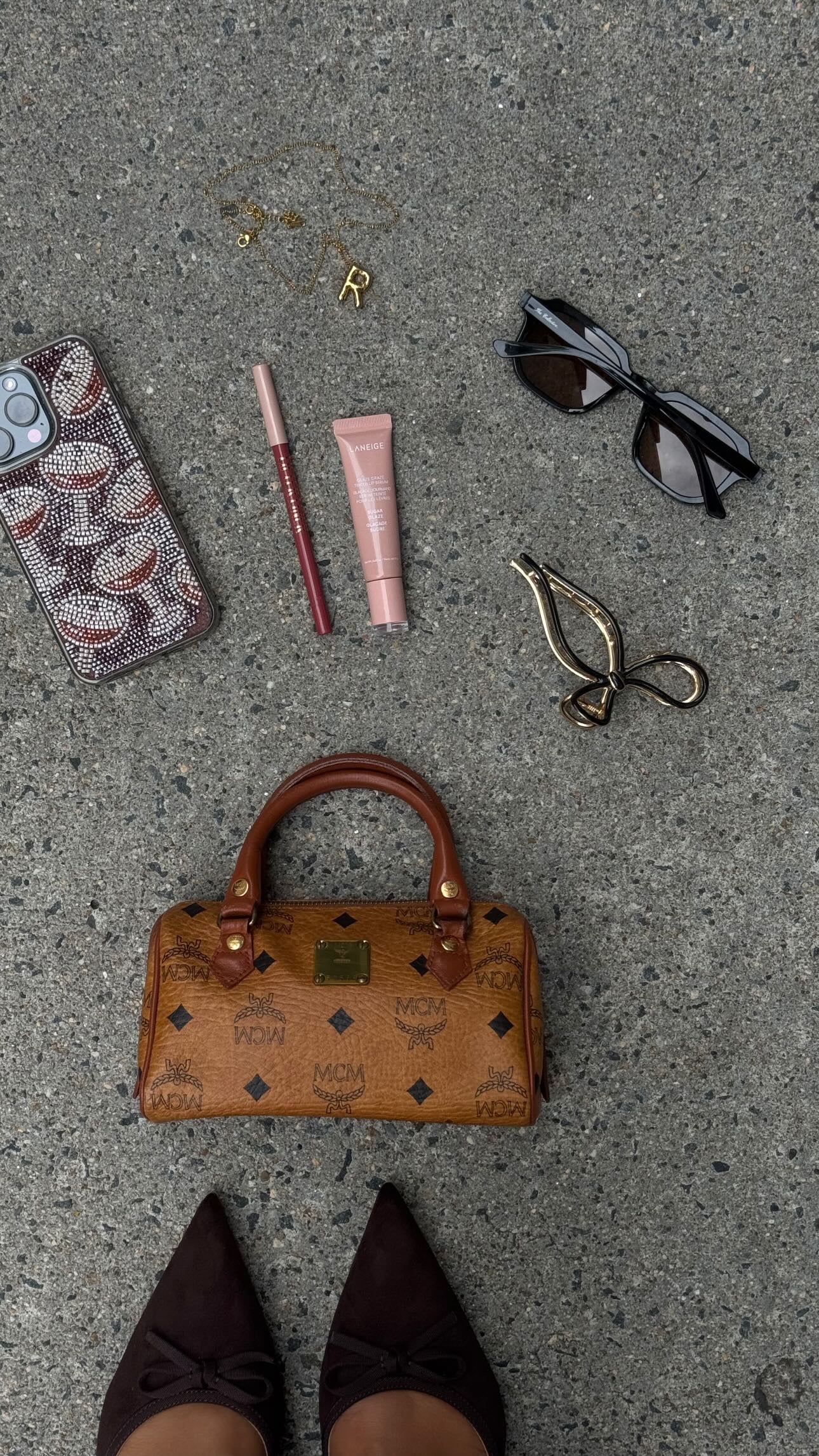 MCM Mini Ella Boston Bag