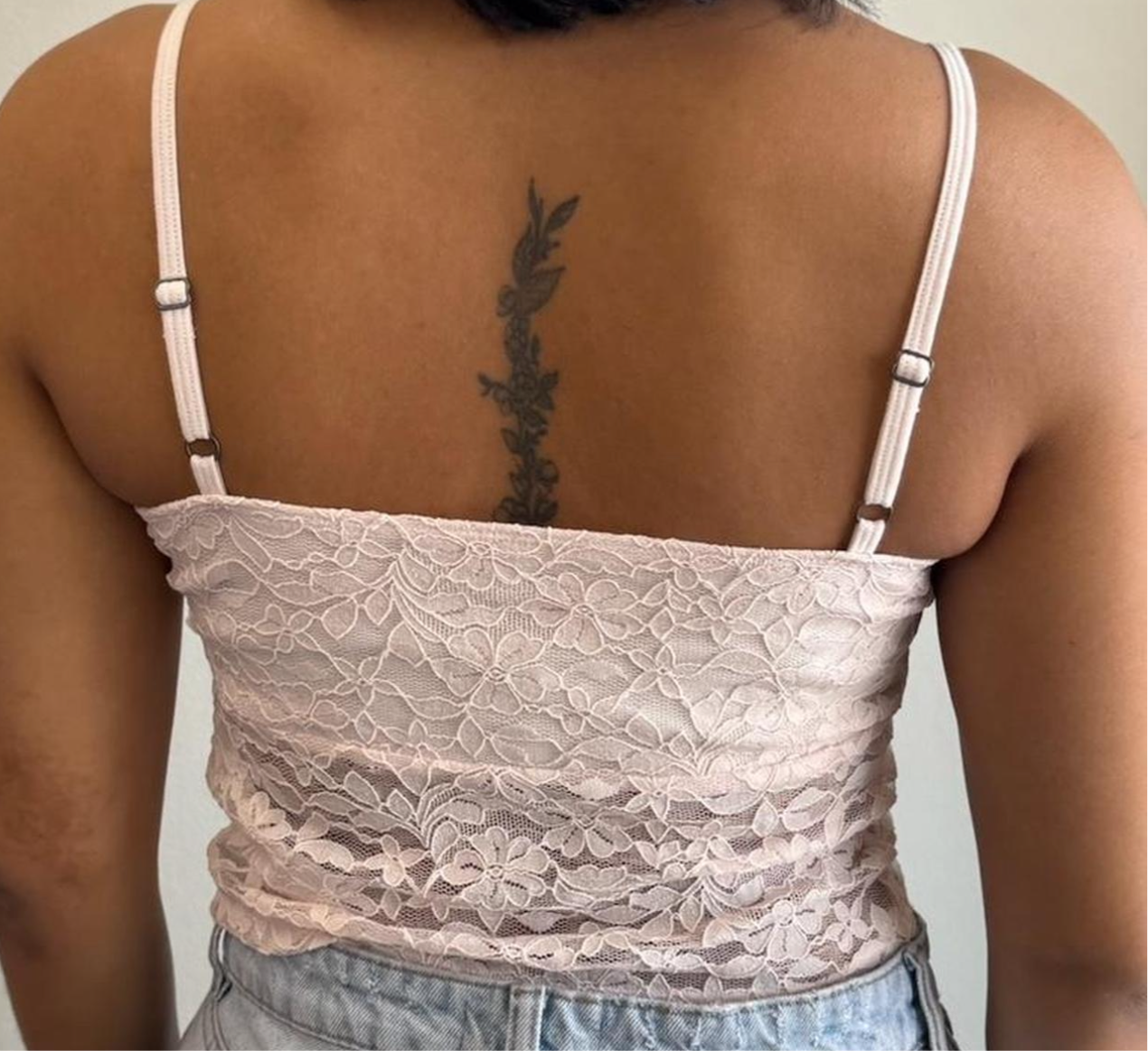 Hollister Lace Tank in Pink