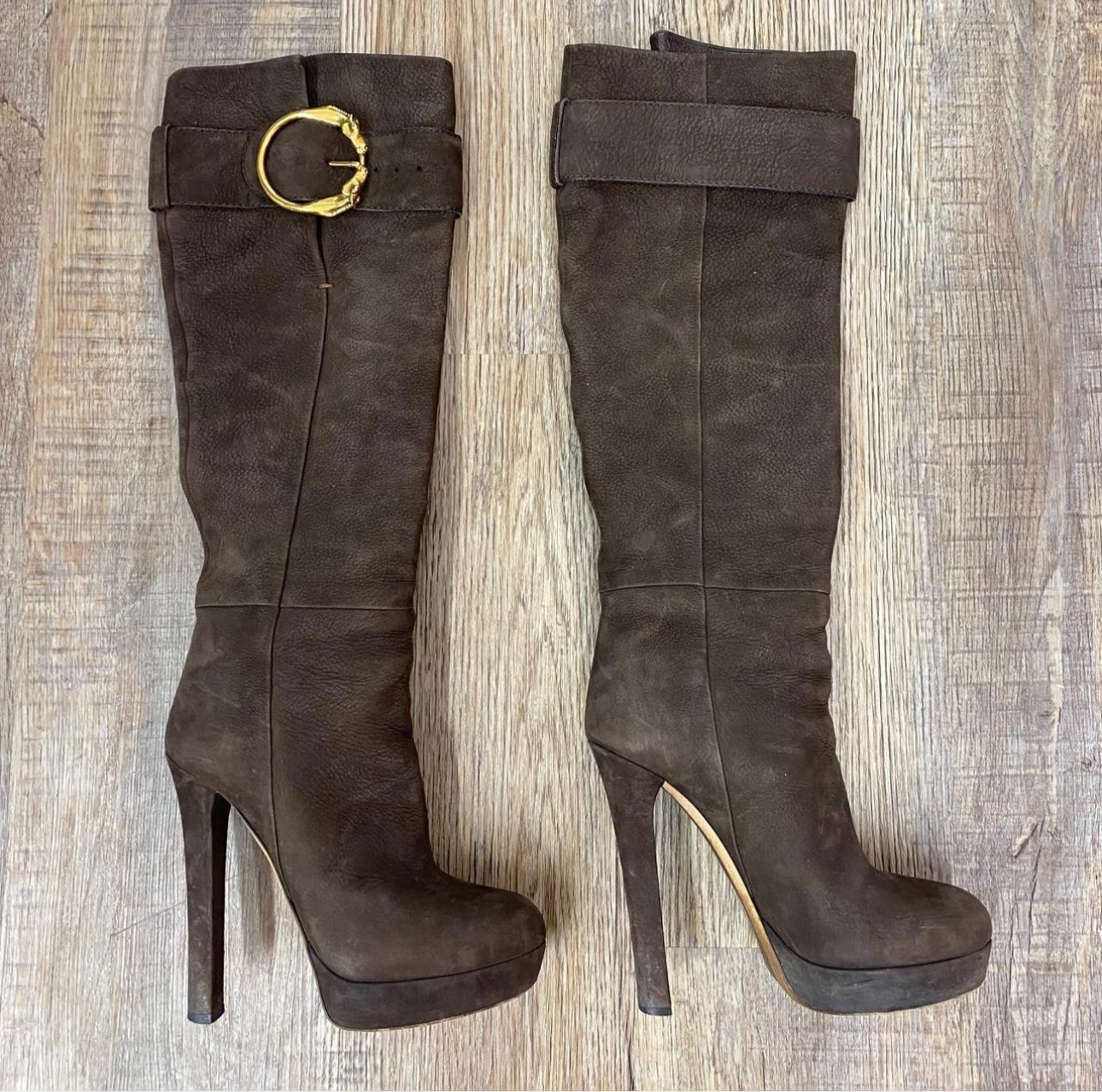 Gucci Josephine Platform Knee High Boots