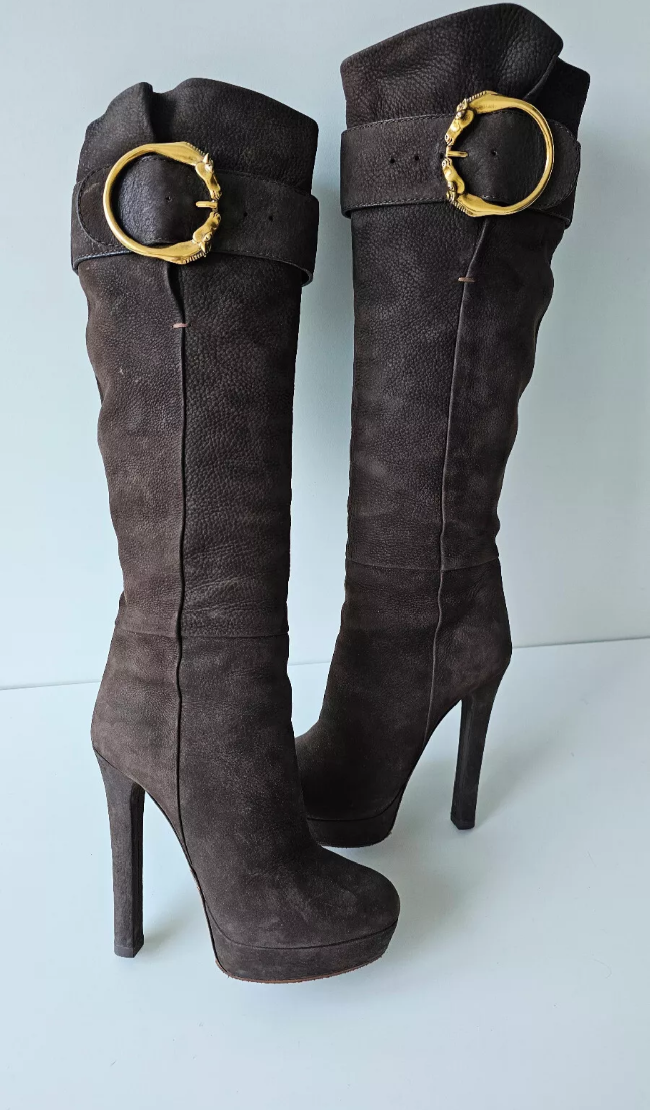 Gucci Josephine Platform Knee High Boots