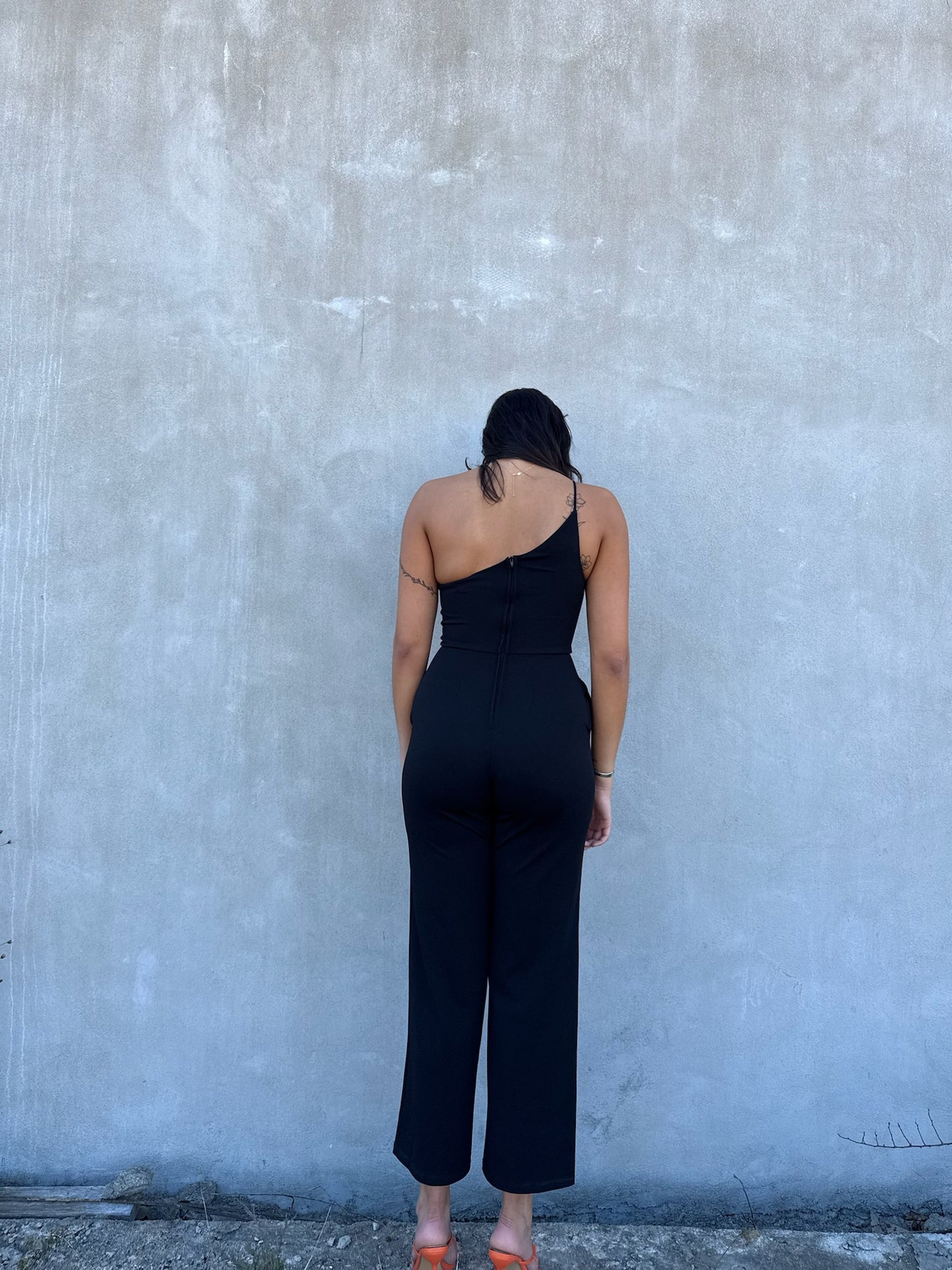 Asymmetrical romper
