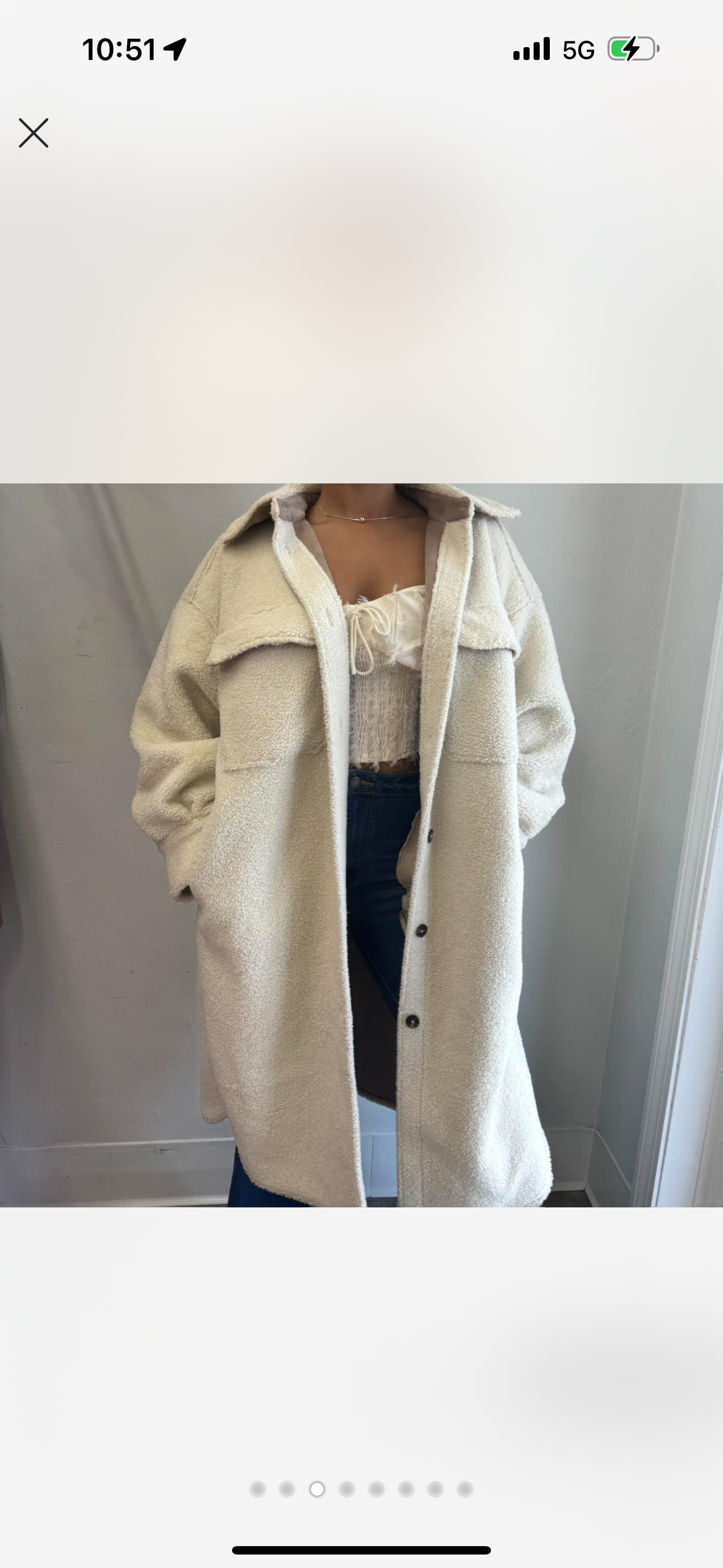 H & M Teddy Bear Trench