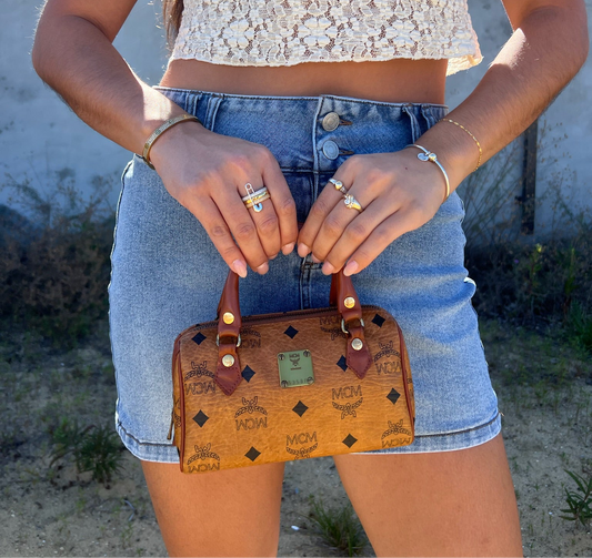 MCM Mini Ella Boston Bag