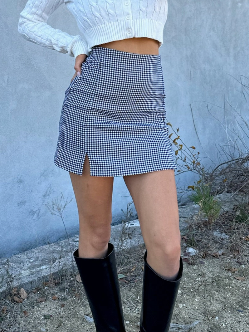 Brandy Melville Checkered Mini Skirt