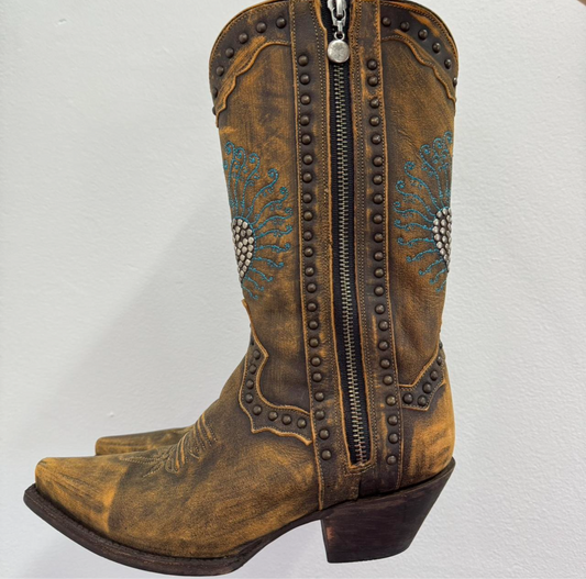 Dan Post Blue Bird Heart Breaker Cowgirl Boot