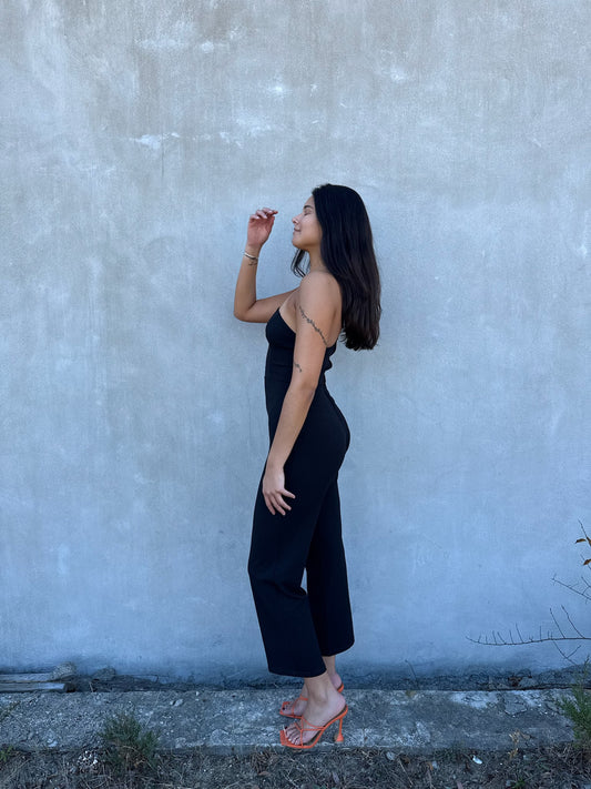 Asymmetrical romper