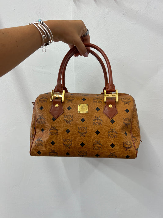 MCM Viestos Boston Bag